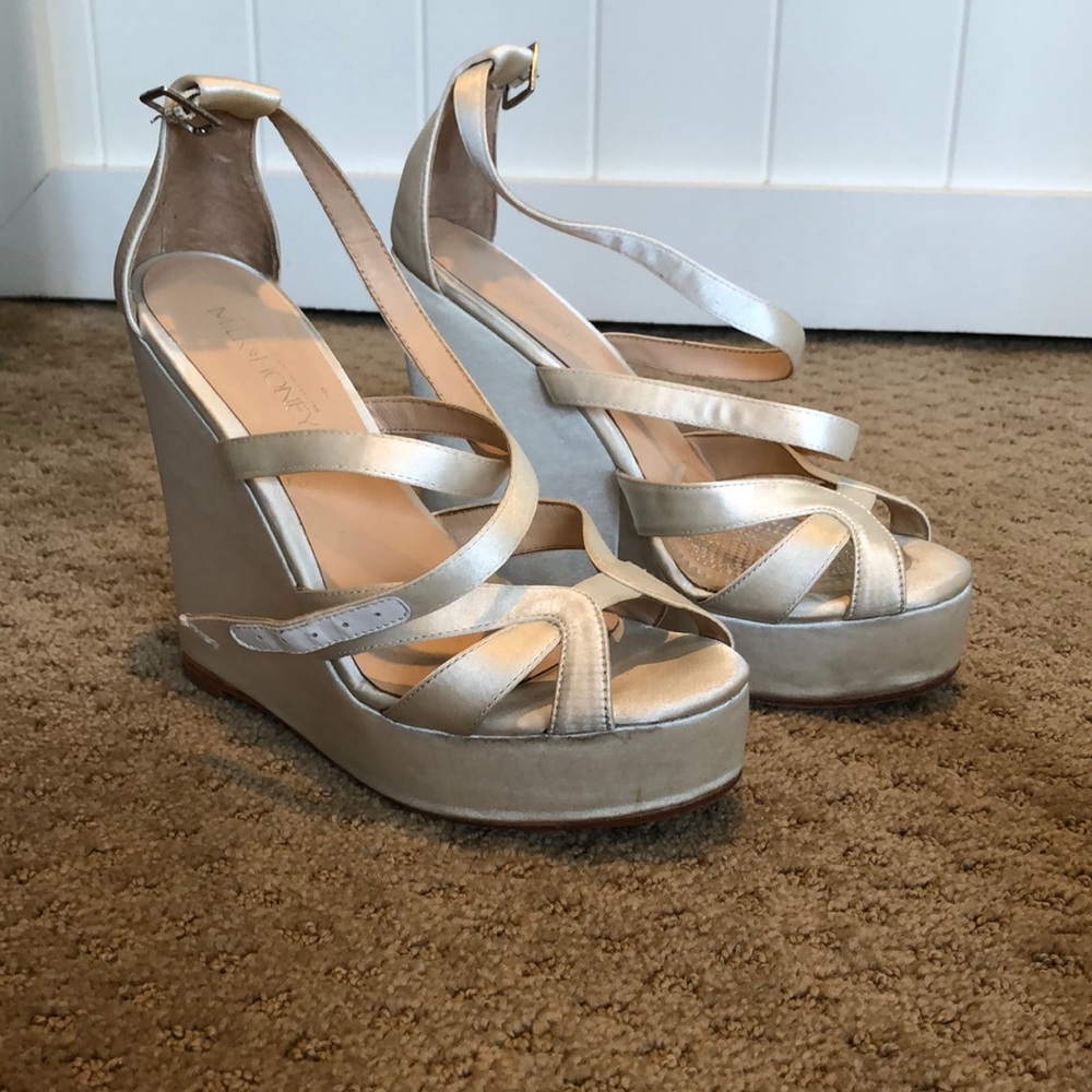 Platform wedding wedges